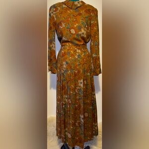 Brooks Brothers. Vintage top and skirt set.